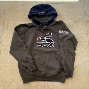 Majestic Chicago White Sox Black and Navy Hoodie
